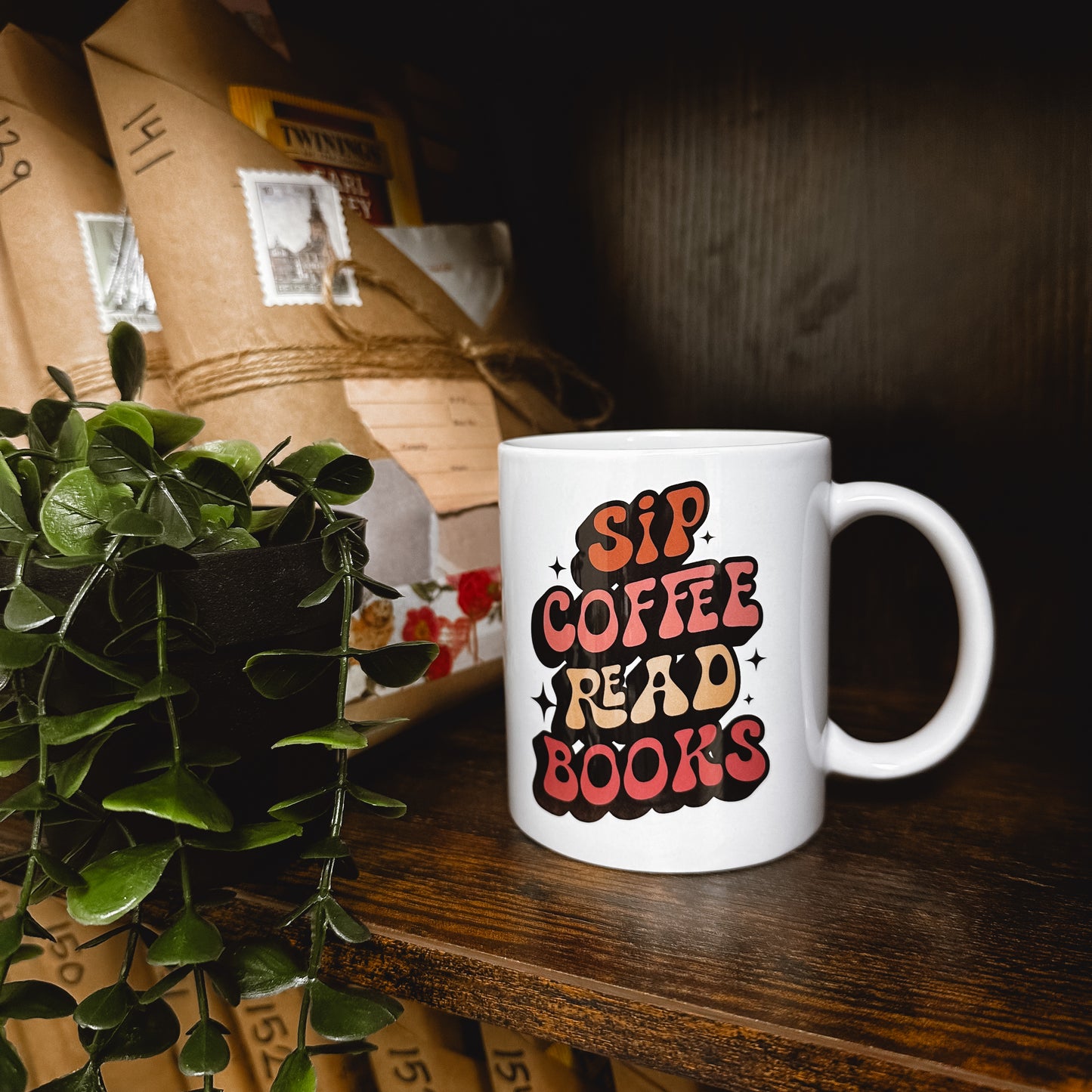 Sip Coffee Read Books